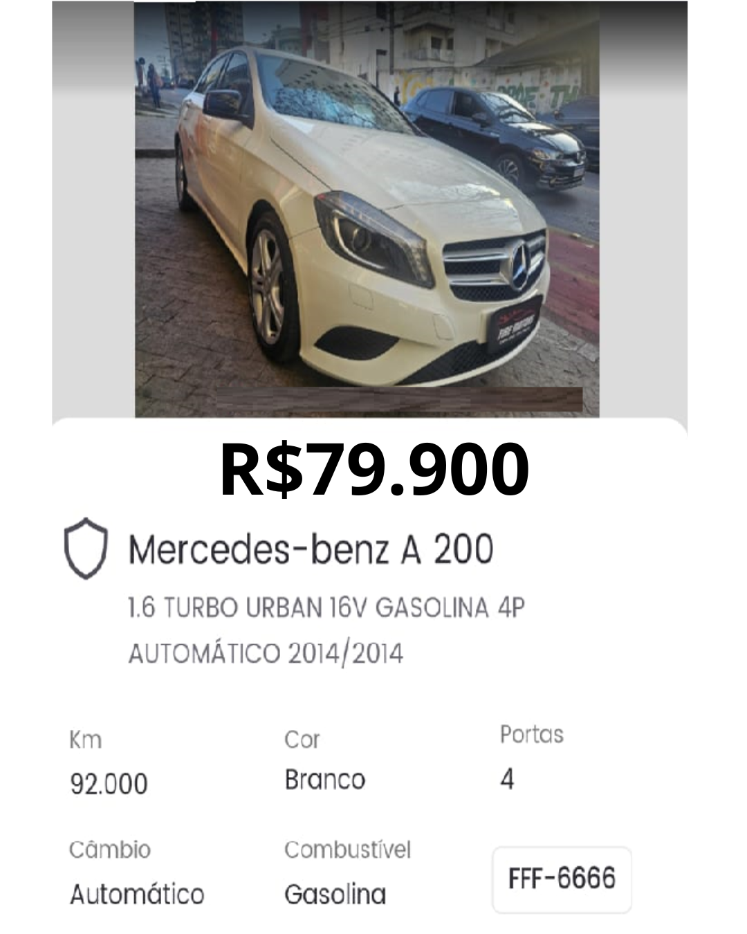 Consignação de veiculo Mercedes usado